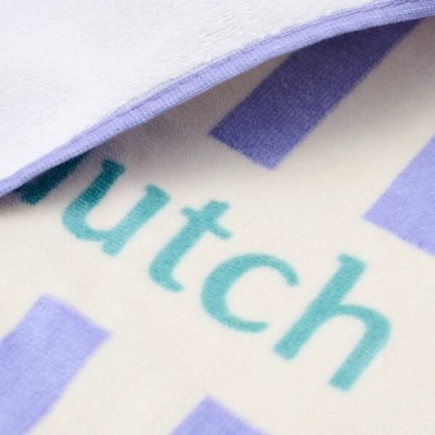 Little Dutch Toalha De Praia Dreamy Purple Stripe