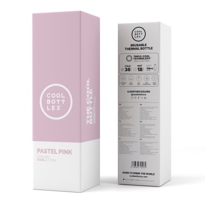 Cool Bottles Garrafa Térmica Pastel Pink 750 ml