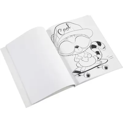 Livro de Colorir com Autocolantes de Expressões Azul