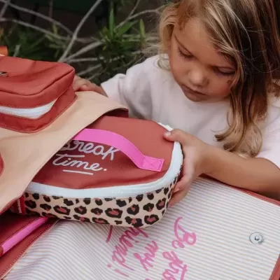 Hello Hossy Snack Bag Bolsa Térmica para Snacks Leopard Hello Hossy Snack Bag Bolsa Térmica para Snacks Leopard