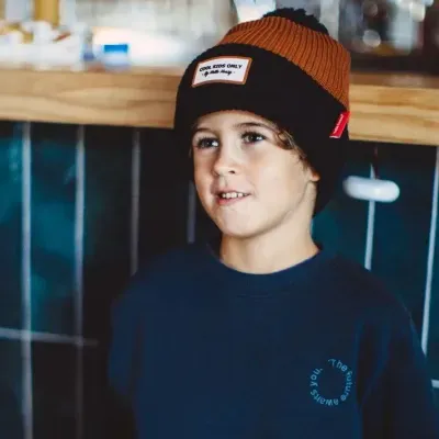 Hello Hossy Gorro Criança Block Blacky