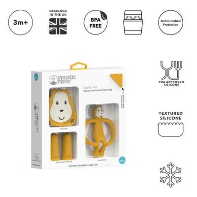 Matchstick Monkey Pack Dentição Leão com Escova de Dentes