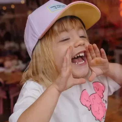 Hello Hossy Boné Infantil Mini Purply