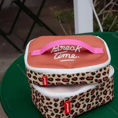 Hello Hossy Snack Bag Bolsa Térmica para Snacks Leopard Hello Hossy Snack Bag Bolsa Térmica para Snacks Leopard