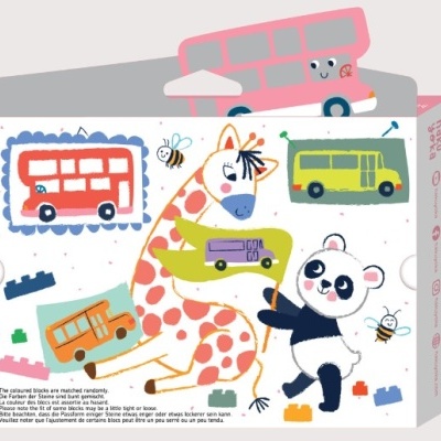 Haku Yoka - Lápis de Cera de Abelha Legos Autocarro