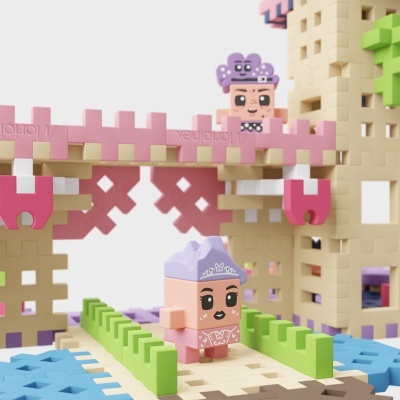 Marioinex Mini Waffle Castelo de Princesas 280 Peças