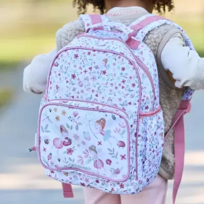 Little Dutch Mochila Média 35 cm Fairy Garden Rosa Little Dutch Mochila Média 35 cm Fairy Garden Rosa