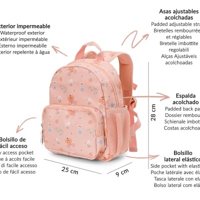 Tutete Mochila Infantil Mouse Faires