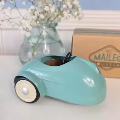Maileg Carro Retro Azul Claro Para Ratinhos