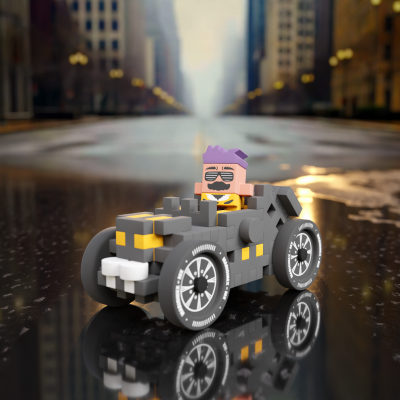 Marioinex Mini Waffle Race Car Jeremy 50 pcs Marioinex Mini Waffle Race Car Jeremy 50 pcs