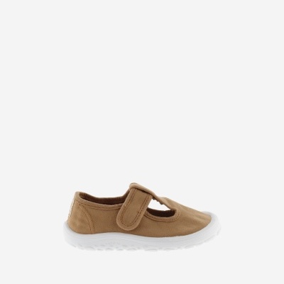 Victoria Shoes Sandália Barefoot Bosco Lona Caramelo Victoria Shoes Sandália Barefoot Bosco Lona Caramelo