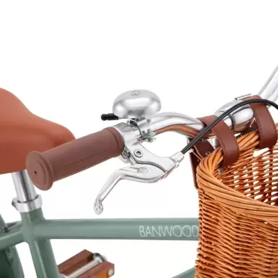 Banwood   Bicicleta Clássica Vintage 14" Verde Floresta