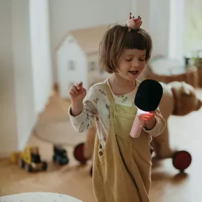 Kidywolf Kidymic  Microfone - Rosa