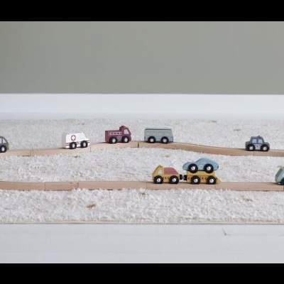 Little Dutch Vehicles Set - Veículos - Railway Collection - Extensão