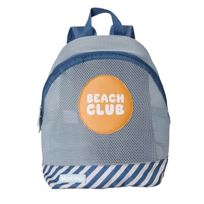 Monnëka Mochila Anti-Areia Infantil Stripes Blues & Beyond