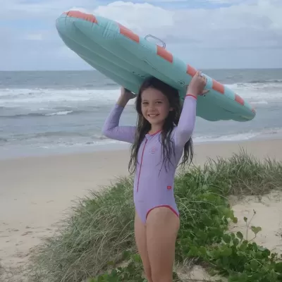 Swim Essentials Fato de Banho com Mangas Roxo Swim Essentials Fato de Banho com Mangas Roxo