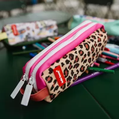 Hello Hossy Estojo Porta-Lápis Leopard