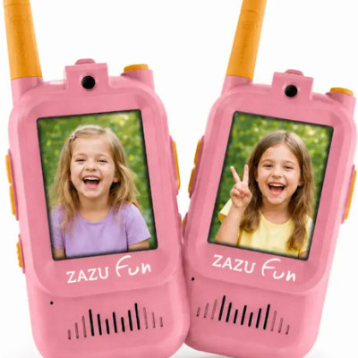 Zazu Video Walkie Talkie para Crianças Rosa Zazu Video Walkie Talkie para Crianças Rosa