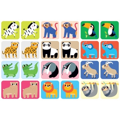 Banana Panda Grande Jogo da Memória Animais Selvagens Banana Panda Grande Jogo da Memória Animais Selvagens
