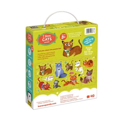 Banana Panda Puzzle I Love Cats +3