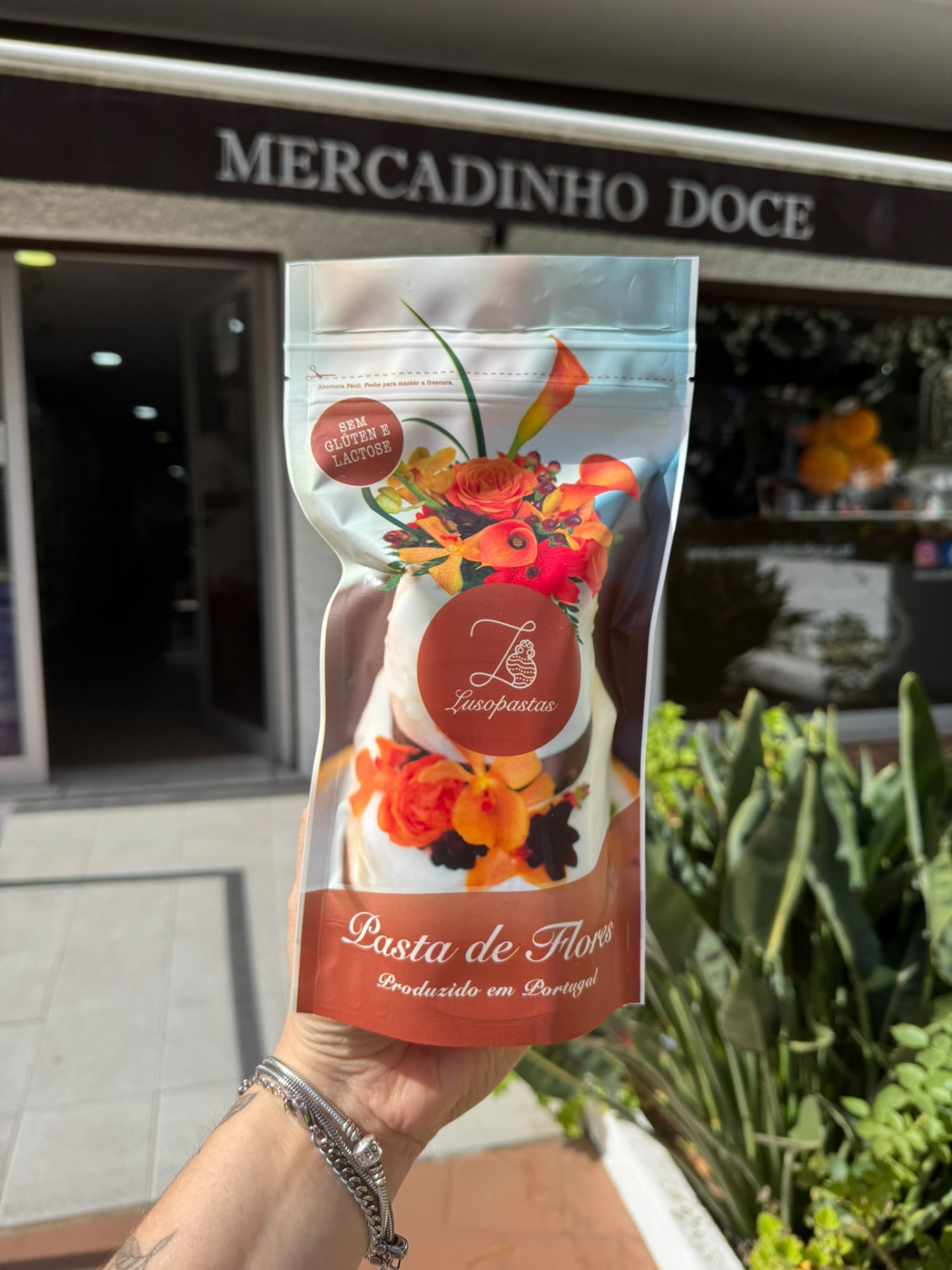 PASTA DE FLORES BRANCA 500GR