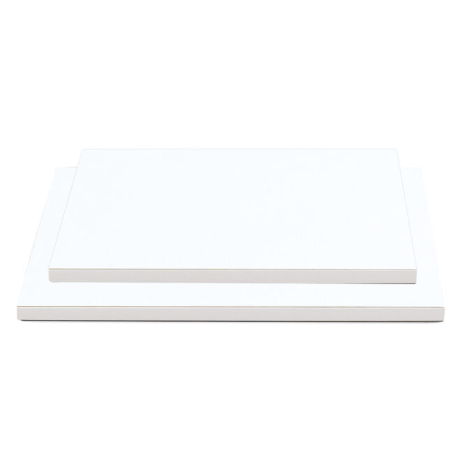 BASE RETANGULAR BRANCA 40X50X1.2CM