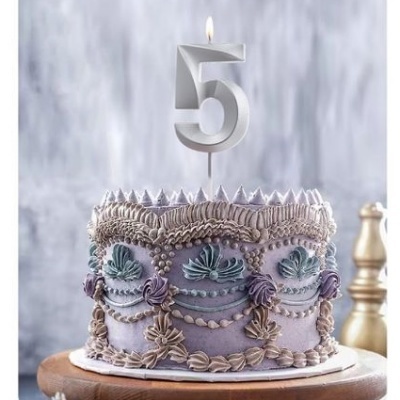 VELA 0 PRATEADO 14.5CM