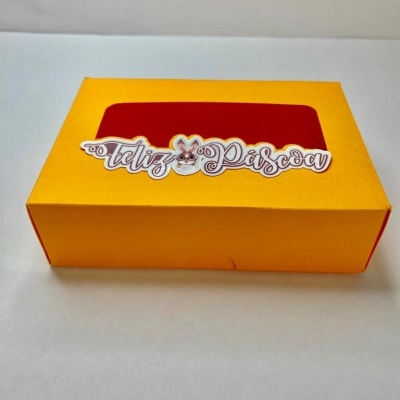 CAIXA PAPEL FELIZ PÁSCOA
