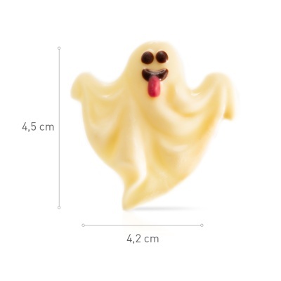 FANTASMA CHOCOLATE BRANCO 45X42MM