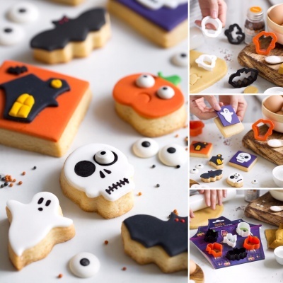 KIT 6 MINI CORTANTES HALLOWEEN