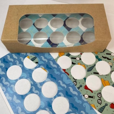 CAIXA KRAFT 10 BRIGADEIROS PAI