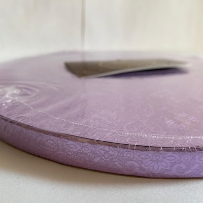 BASE REDONDA VIOLETA 25X1.2CM