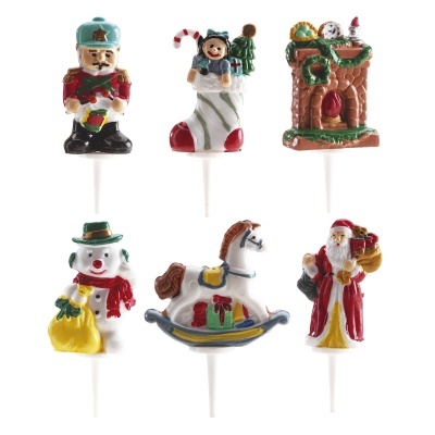FIGURAS DE NATAL PLASTICO 4.5CM 1UNID. ALEATORIA