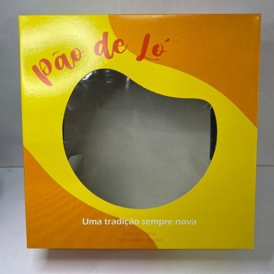 CAIXA PÃO DE LÓ 24X24X12