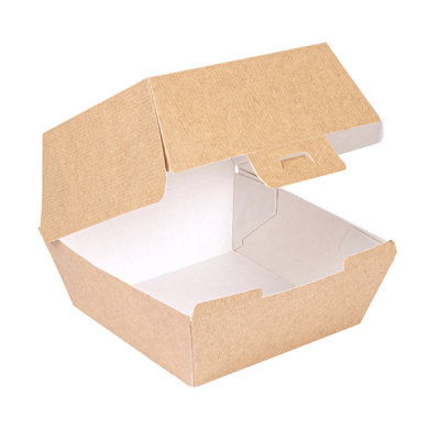 CAIXA HAMBURGUER KRAFT 14,4x13,6x9,2 CM