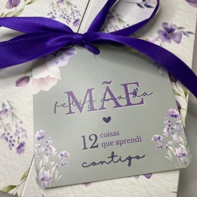 CAIXA  12 BRIGADEIROS DIA DA MÃE