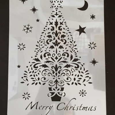 STENCIL NATAL 29X21CM UNIDADE