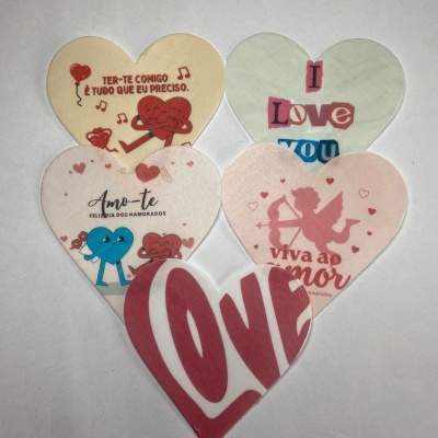 PLACA HOSTIA NAMORADOS 25UN