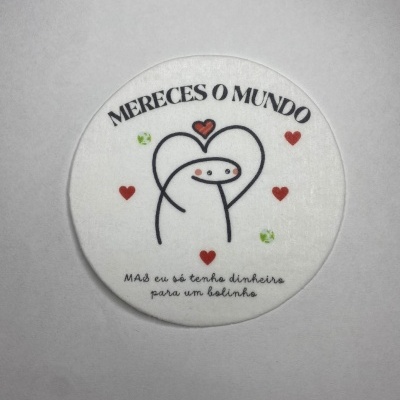 PLACA HOSTIA NAMORADOS REDONDO