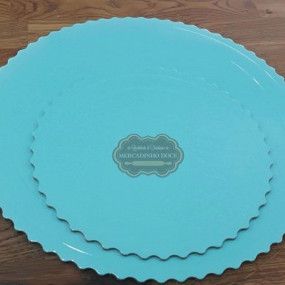 PRATO CARTÃO  AZUL CLARO
