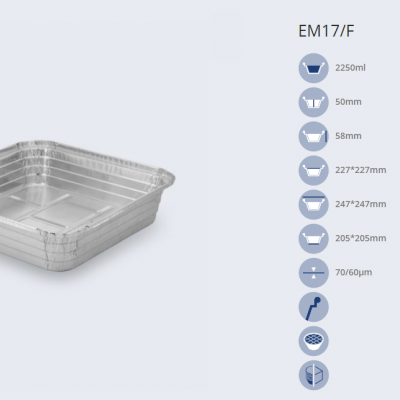FORMA ALUMINIO REFº17  C/ TAMPA DE CARTÃO