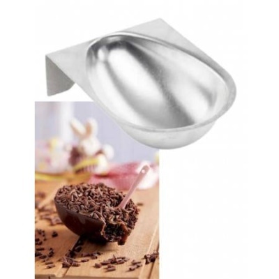 Forma ovo de páscoa de alumínio 19x12.5x6cm