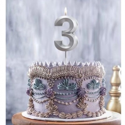 VELA 0 PRATEADO 14.5CM