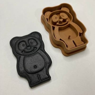 CORTANTE MARCADOR BOLACHAS "PANDA" CORPO COMPLETO