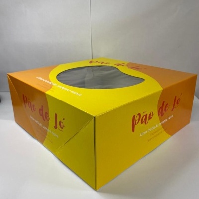 CAIXA PÃO DE LÓ 24X24X12