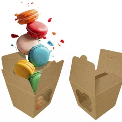 CAIXA KRAFT C\ JANELA FLOR