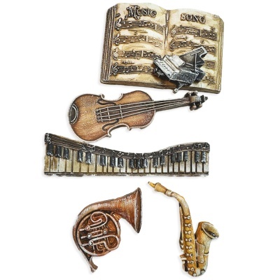 MOLDE SILICONE MUSICA