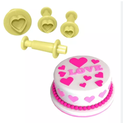 KIT EJETOR CORAÇÃO 4PC