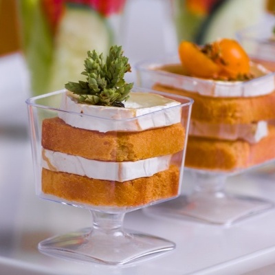 COPO QUAD.C/PÉ PS 8CL 4,5x4,5x5,3CM PACK 12