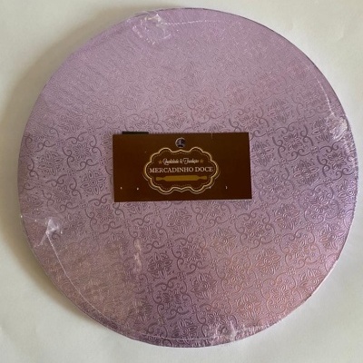 BASE REDONDA VIOLETA 25X1.2CM